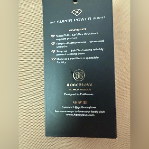 HONEYLOVE The Super Power Short Shapewear - Picture 3 of 5